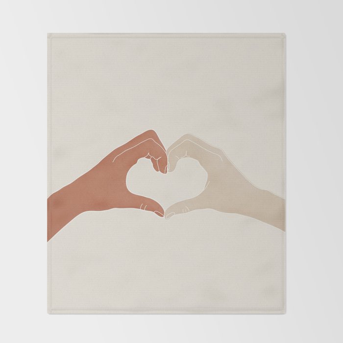 Heart Throw Blanket Gallery Image 2