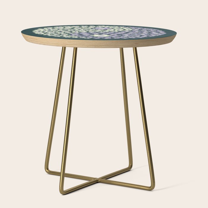 Floral yin-yang Side Table Gallery Image 1