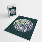 Floral yin-yang Jigsaw Puzzle Gallery Image 2