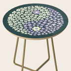 Floral yin-yang Side Table Gallery Image 2