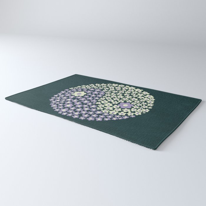 Floral yin-yang Rug Gallery Image 3