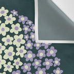 Floral yin-yang Wall Tapestry Gallery Image 3