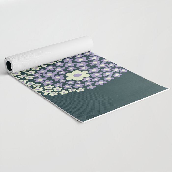 Floral yin-yang Yoga Mat Gallery Image 2