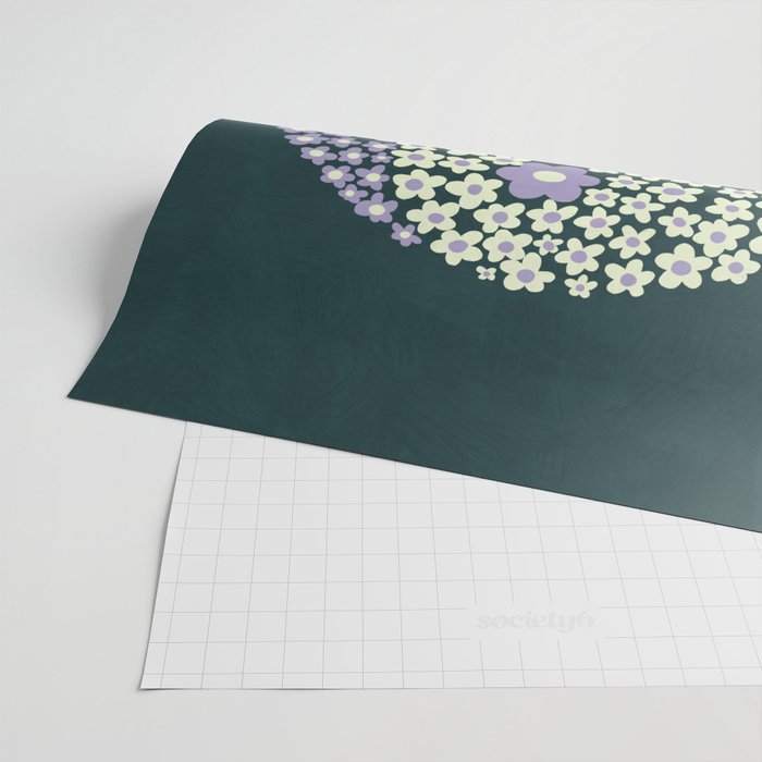 Floral yin-yang Wrapping Paper Gallery Image 2