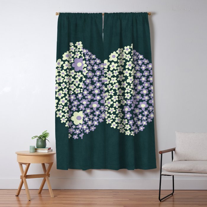 Floral yin-yang Window Curtain Gallery Image 5