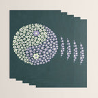 Floral yin-yang Wrapping Paper Gallery Image 3