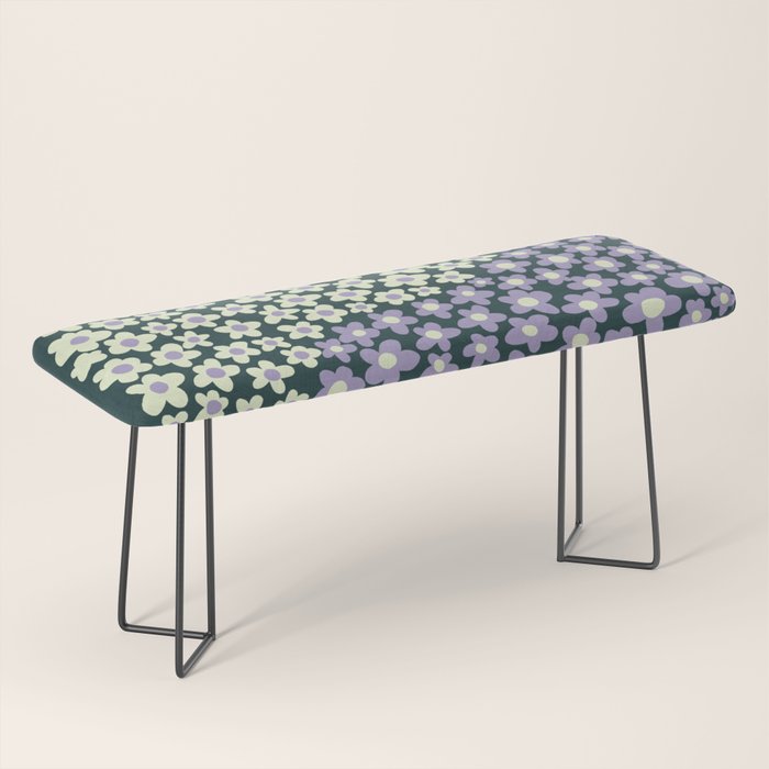 Floral yin-yang Bench Gallery Image 1