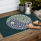 Floral yin-yang Outdoor Rug Gallery Image 2
