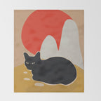 Cat Throw Blanket Gallery Image 2