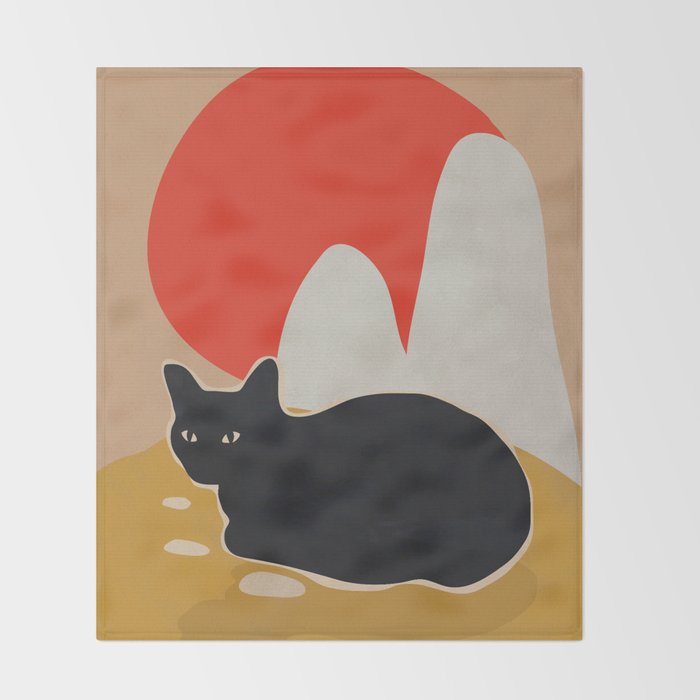 Cat Throw Blanket Gallery Image 2