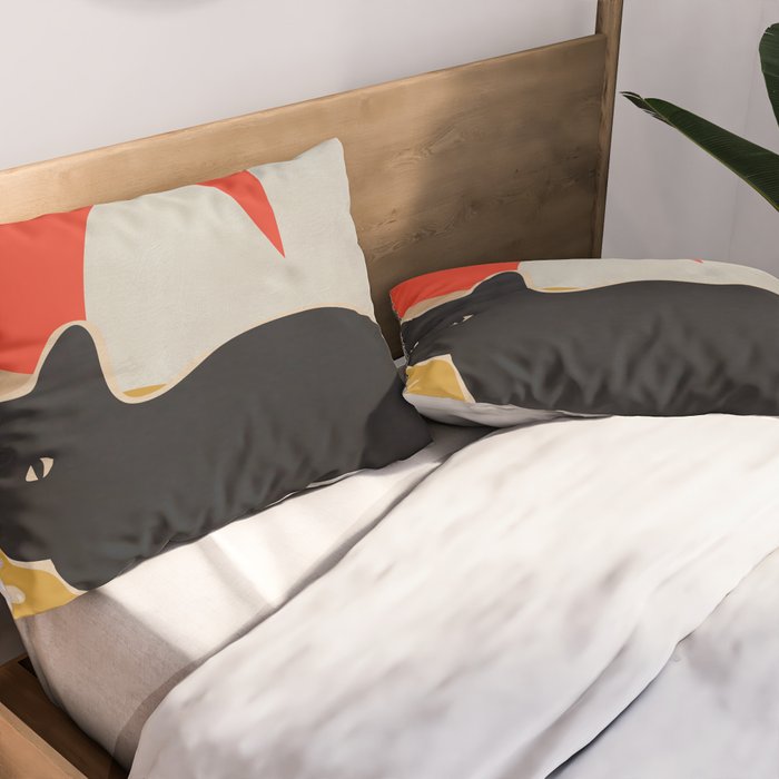 Cat Pillow Sham Gallery Image 2