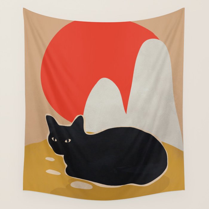 Cat Wall Tapestry Gallery Image 4