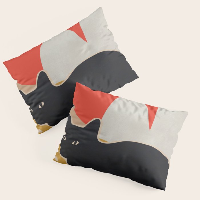 Cat Pillow Sham Gallery Image 1