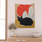 Cat Wall Tapestry Gallery Image 2