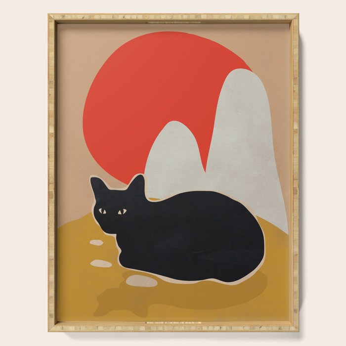 Cat Serving Tray Gallery Image 1