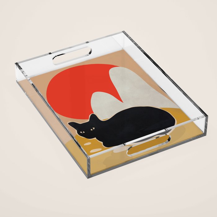 Cat Acrylic Tray Gallery Image 1