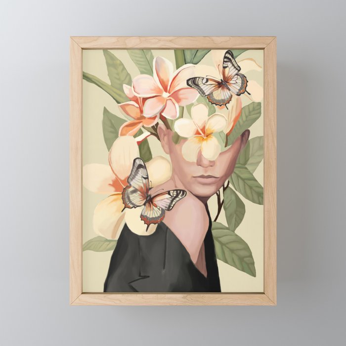 Pink Bloom Mini Art Print Gallery Image 1