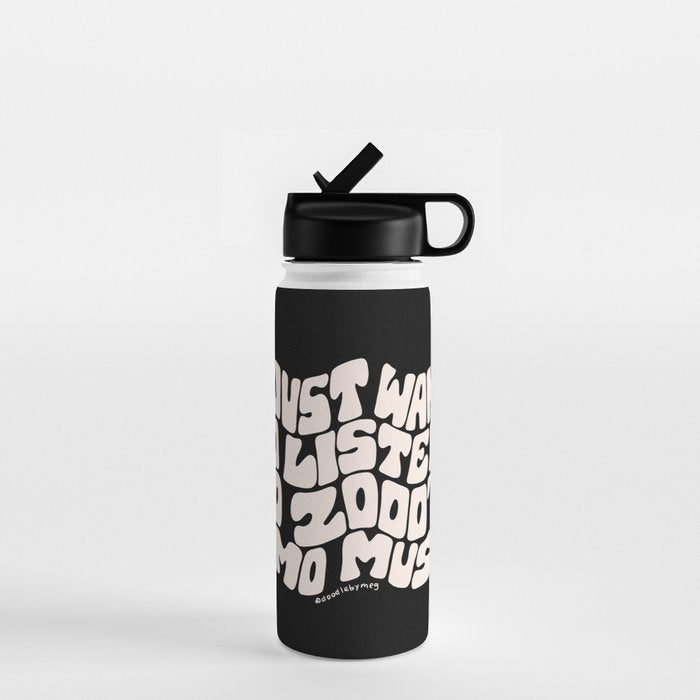 Emo Music Water Bottle Gallery Image 1