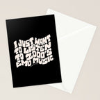 Emo Music Stationery Card Gallery Image 2