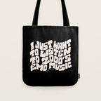 Emo Music Tote Bag Gallery Image 1