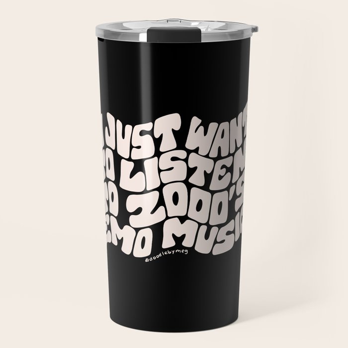 Emo Music Travel Mug Gallery Image 1