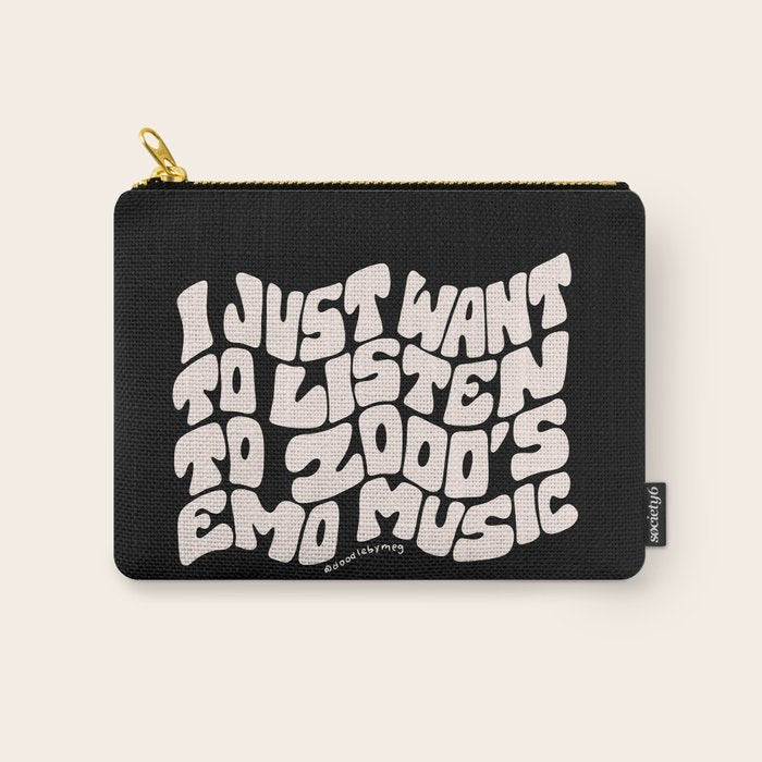 Emo Music Carry All Pouch Gallery Image 1