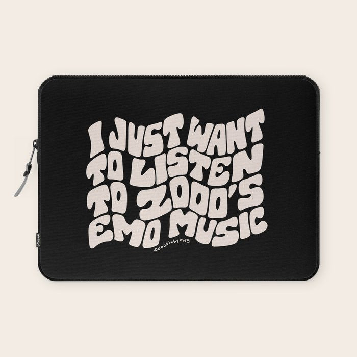 Emo Music Laptop Sleeve Gallery Image 1