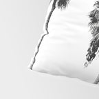 Black + White Palm Trees Pillow Sham Gallery Image 4