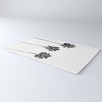 Black + White Palm Trees Rug Gallery Image 3
