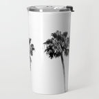 Black + White Palm Trees Travel Mug Gallery Image 2