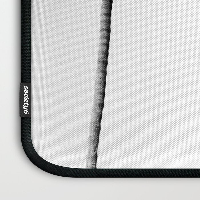 Black + White Palm Trees Laptop Sleeve Gallery Image 3