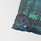Vincent Van Gogh Trees & Underwood Teal Green Pillow Sham Gallery Image 4