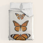 Monarch Butterflies III Duvet Cover Gallery Image 6
