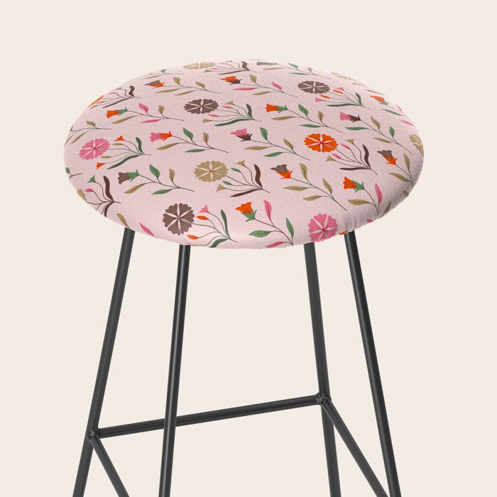 Folk Meadow - Spring Blush Stool Gallery Image 2