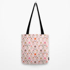Folk Meadow - Spring Blush Tote Bag Gallery Image 2