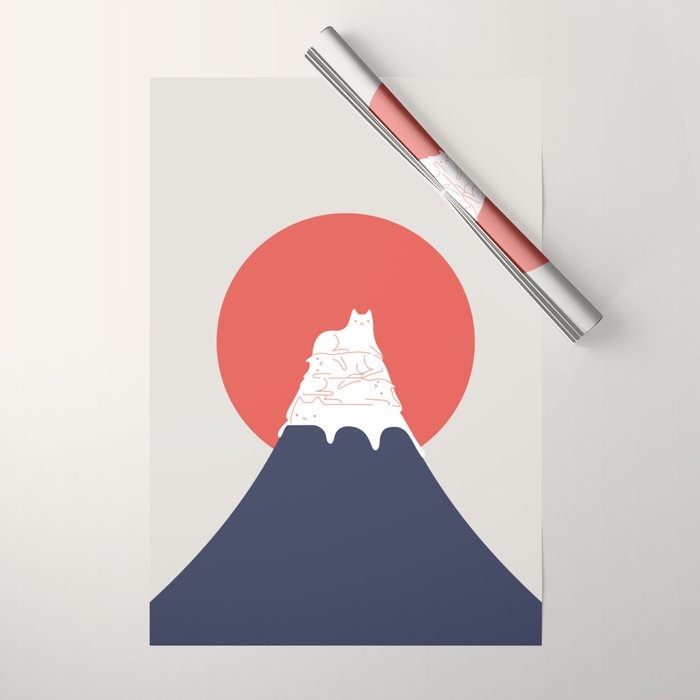 Cat Landscape 30 Wrapping Paper Gallery Image 1