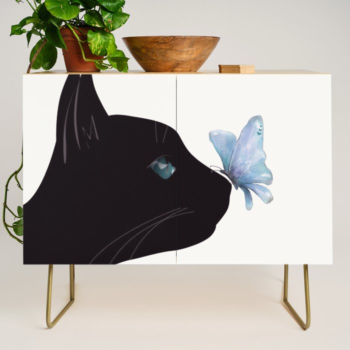 Cat and Butterfly Credenza Gallery Image 1