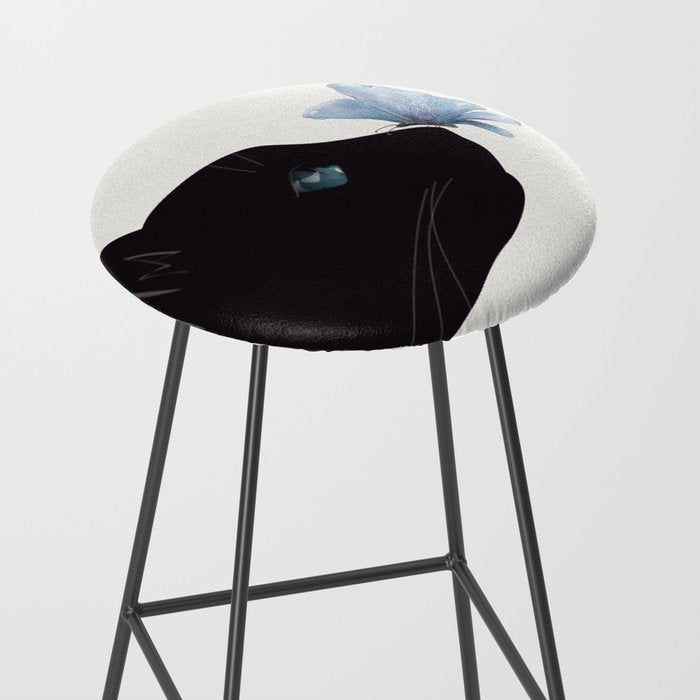 Cat and Butterfly Stool Gallery Image 2