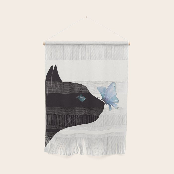 Cat and Butterfly Wall Hanging Gallery Image 1