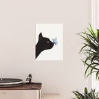 Cat and Butterfly Poster Gallery Image 2
