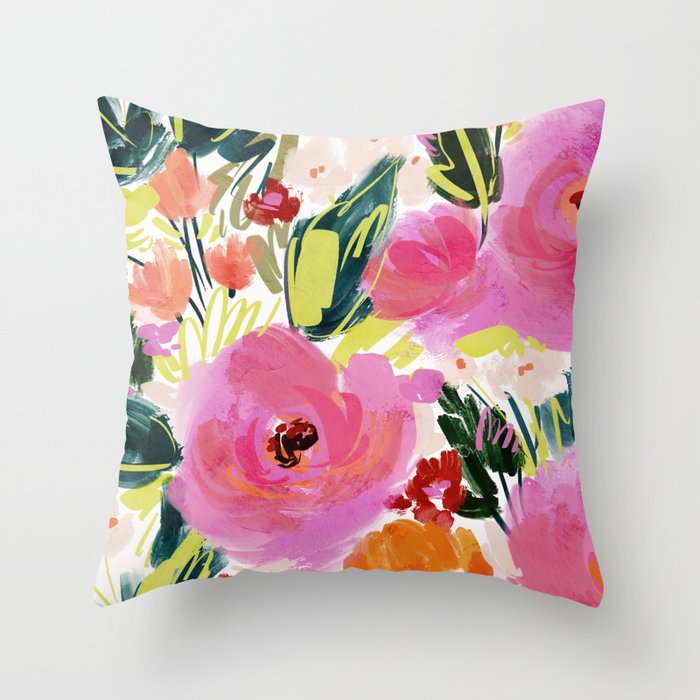 Sunny Throw Pillow Gallery Image 1