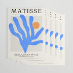 Jazz Blue Leaf: Matisse Series 02 | Mid-Century Edition Wrapping Paper Gallery Image 3