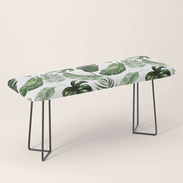 Tropical Leaf Bench Gallery Image 1