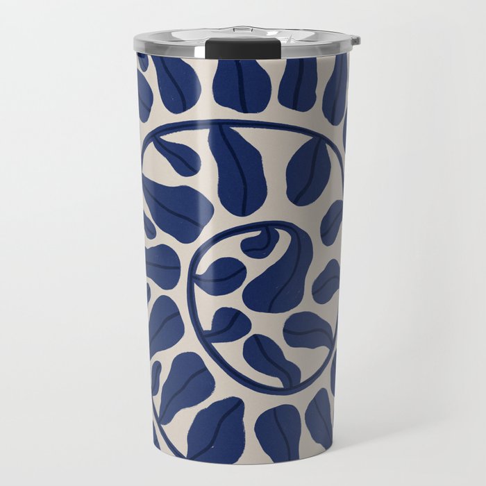 One Hundred-Leaved Plant #5 Travel Mug Gallery Image 1