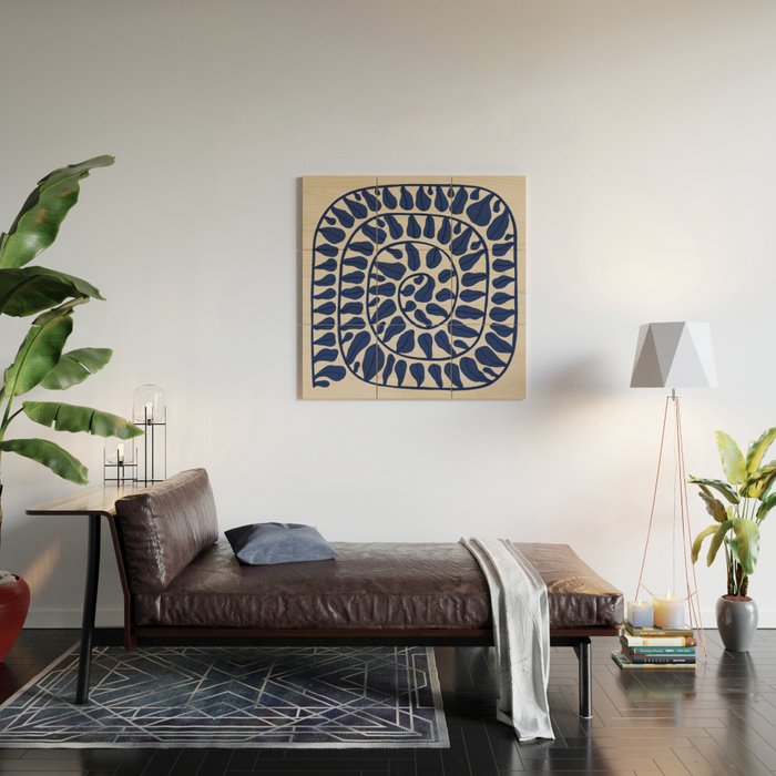 One Hundred-Leaved Plant #5 Wood Wall Art Gallery Image 2