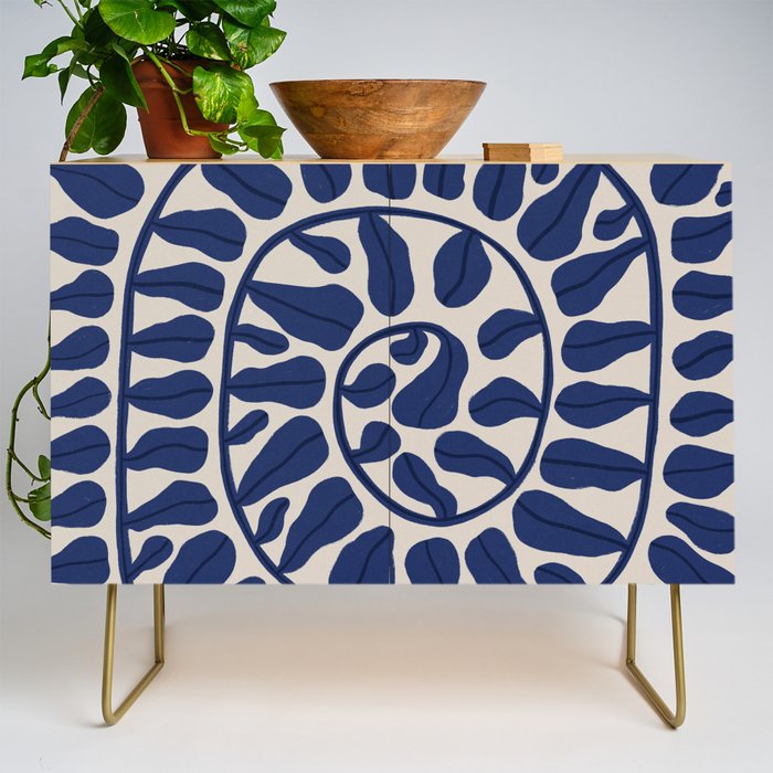 One Hundred-Leaved Plant #5 Credenza Gallery Image 1