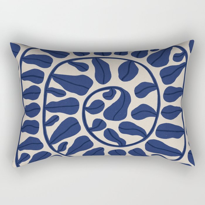 One Hundred-Leaved Plant #5 Rectangular Pillow Gallery Image 1