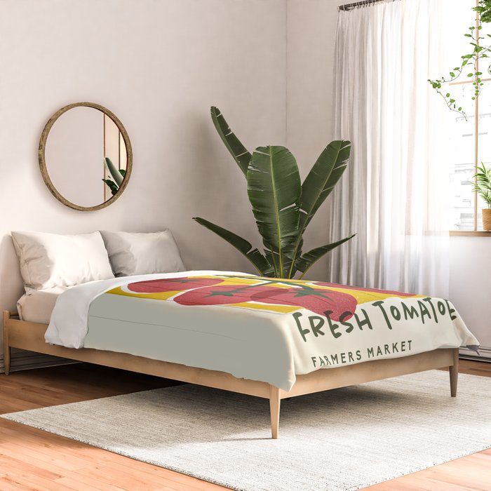 Fresh Tomatoes, Farmers Market Comforter Gallery Image 2