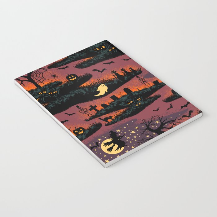 Halloween Night - Bonfire Glow Notebook Gallery Image 3