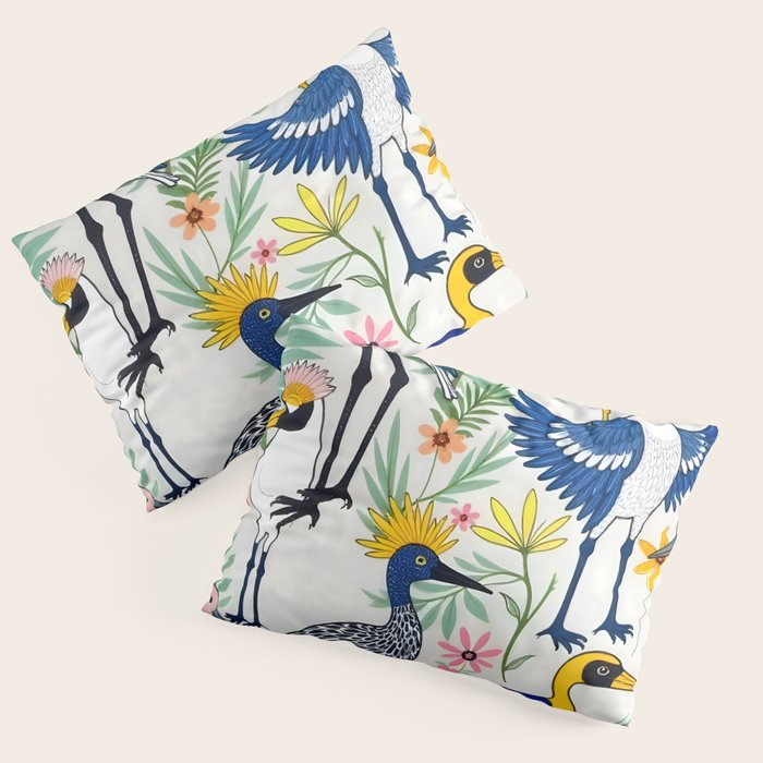 The Aviary Almanac Pillow Sham Gallery Image 1
